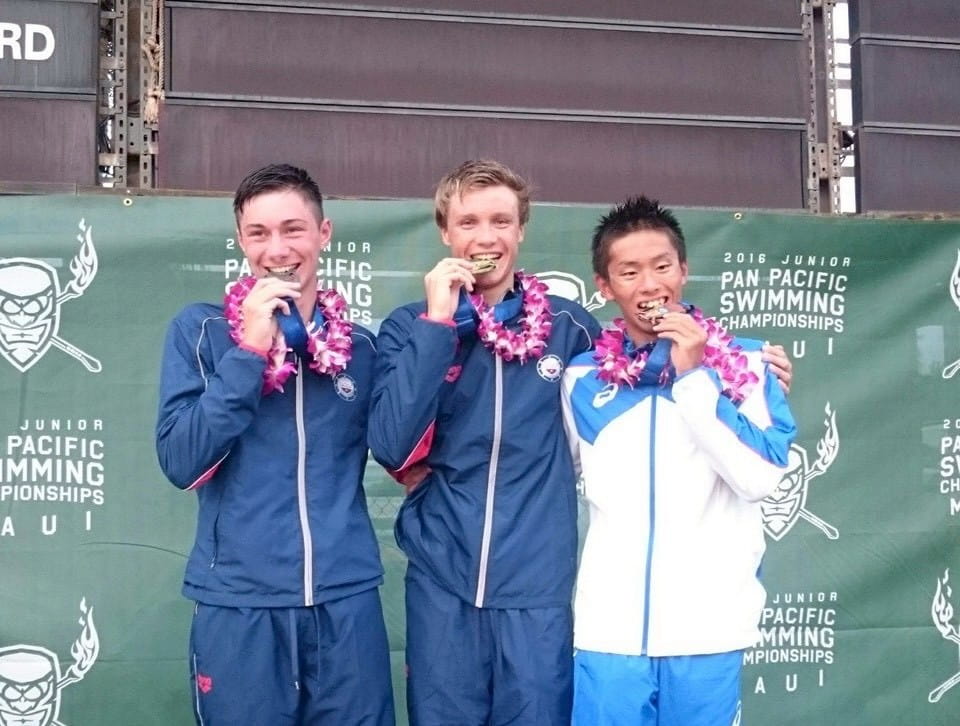 ジュニアパンパシフィック水泳競技大会 1500m自由形 3位入賞